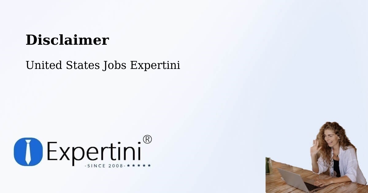 Disclaimer – Amsterdam - United States Jobs Expertini